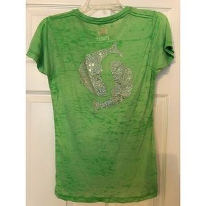 Vintage E.VIL zodiac Pisces shirt w/ rhinestones